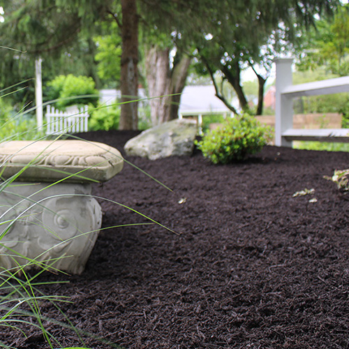 Williamsport PA mulch and stone landscaping