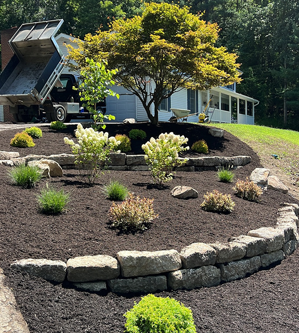 Mulch Stone Landscaping Design and Installer Williamsport
